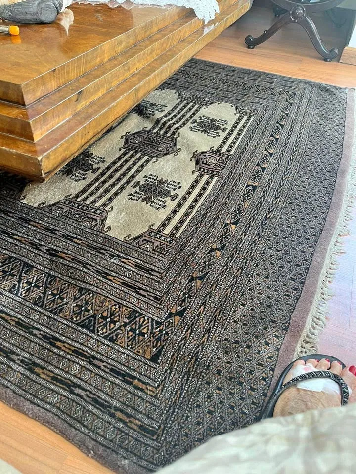 Alfombra persa 200x150 lana teñida — 1