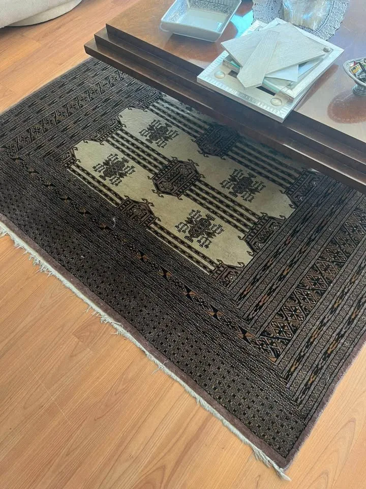 Alfombra persa 200x150 lana teñida — 2