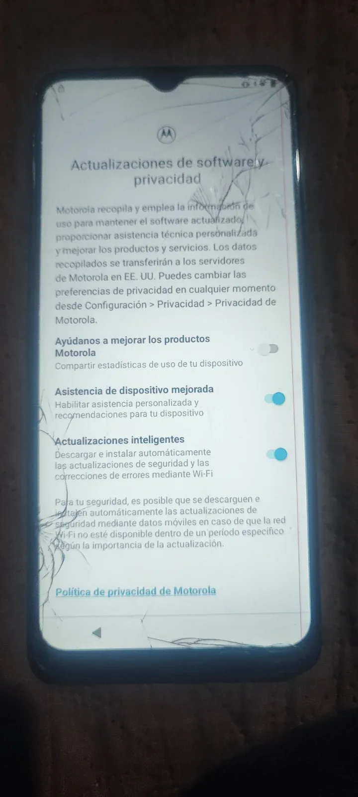 Celular Motorola E22 5G  — 5